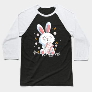 Cute Rabbit Love Baseball Costume Gift Baseball T-Shirt